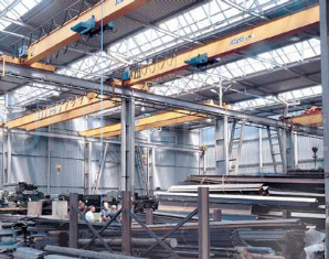 Стандартный мостовой кран для склада железной руды
