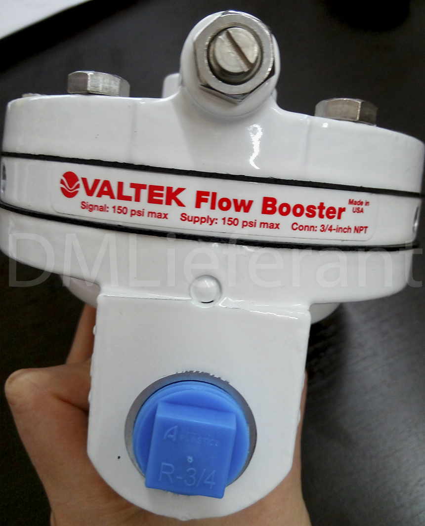 Отгрузка пневмоусилителя Flowserve Valtek