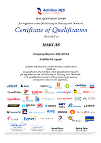 Сертификат соответствия для выполнения работ в нефтяной отрасли 