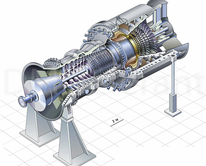 Газовая турбина SGT5-4000F (V94.3A)