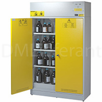 Шкафы с вытяжной вентиляцией и фильтрацией воздуха для хранения химикатов AA 120