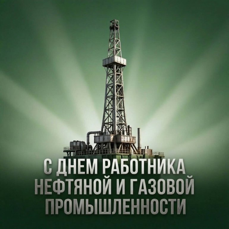 Поздравляем с профессиональным праздником - Днём работников нефтяной и газовой промышленности!