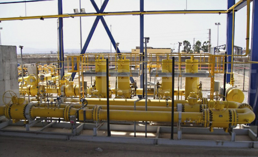 Участок проведения измерений Petrogas