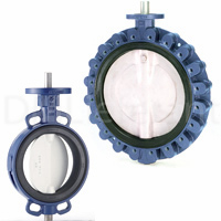 Поворотная дисковая заслонка Keystone OptiSeal F14-F17